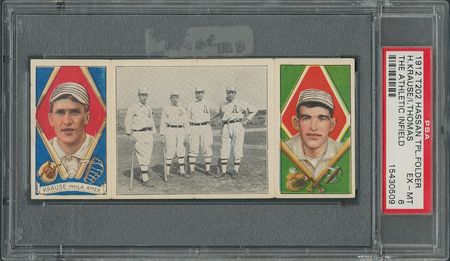 Lot #9034  1912 T202 Hassan Triple Folder Krause /