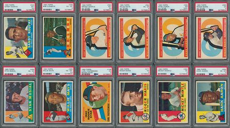 Lot #9073  1960 Topps Baseball Complete Set (572) - Image 1