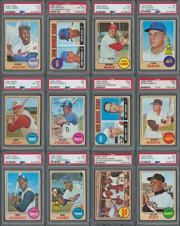 Lot #9098  1968 Topps Baseball Complete Set (598) - Image 1