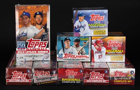 Lot #9126  2016-2020 Topps Factory-Sealed Lot (5)