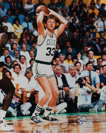 Lot #9301 Larry Bird and Magic Johnson - Image 2