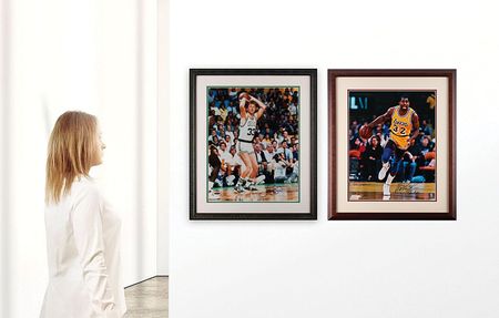 Lot #9301 Larry Bird and Magic Johnson - Image 5