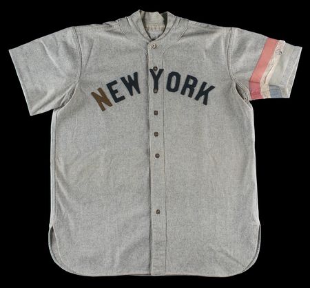 Lot #9001 Roger Peckinpaugh's Game-Used 1918 New York Yankees Road Uniform - Image 1