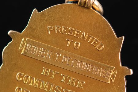 Lot #9004 Roger Peckinpaugh's 1924 Washington Senators World Series Championship Watch Fob - Image 4