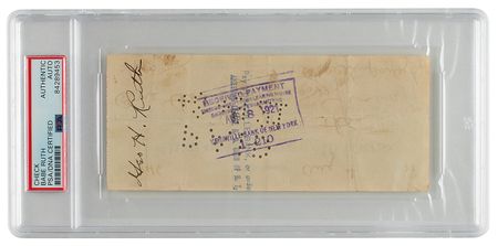 Lot #9003 Babe Ruth and Roger Peckinpaugh - Image 2