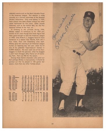 Lot #9142  NY Yankees: 1957 - Image 1