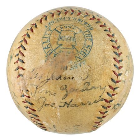 Lot #9007  1925 Washington Senators Team-Signed Baseball - Image 3