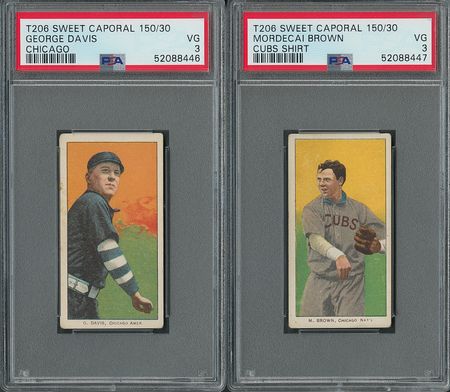 Lot #9025  1909-11 T206 Sweet Caporal 150/30