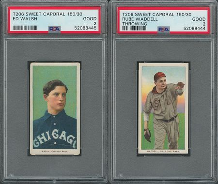 Lot #9022  1909-11 T206 Sweet Caporal 150/30 Ed