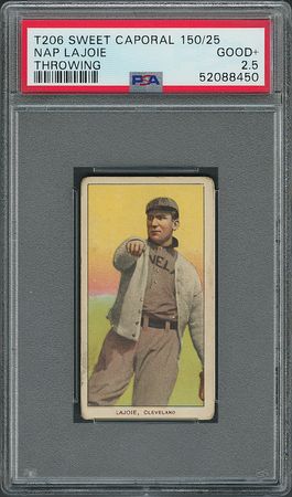 Lot #9020  1909-11 T206 Sweet Caporal 150/25 Nap