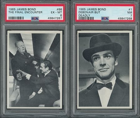 Lot #9205  1965 James Bond and Man from UNCLE (2) Complete Sets - Image 1