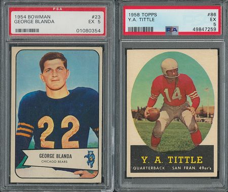 Lot #9158  1950s Football Hall of Famers Lot of (4) - Image 1