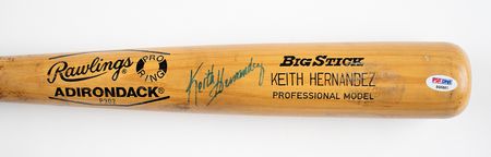 Lot #9151 Keith Hernandez's Game-Used Baseball Bat - Image 1
