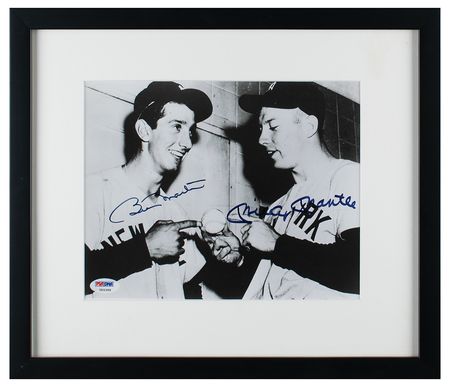 Lot #9261 Mickey Mantle and Billy Martin - Image 1