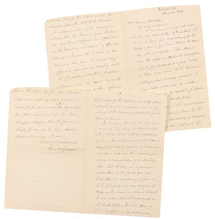 Lot #498 Abner Doubleday: John S. McCalmont - Image 1