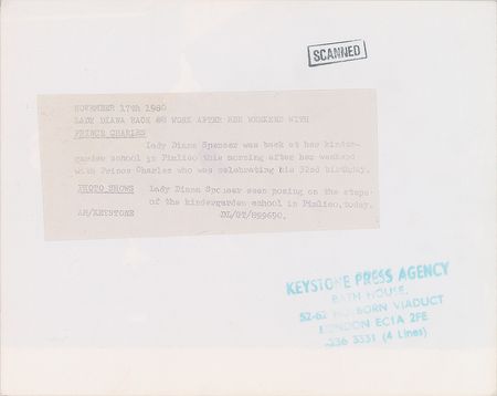 Lot #198 Princess Diana: Diana on the schoolhouse steps - Image 3