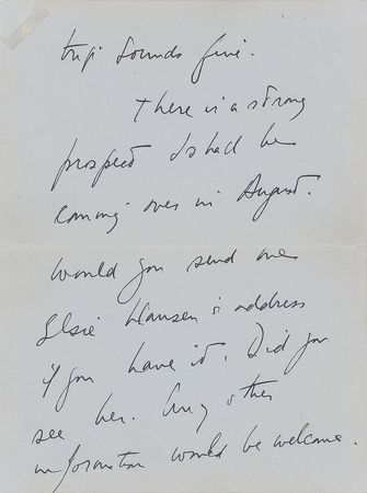 Lot #27 John F. Kennedy: Kennedy writes from Hyannis Port on Jackie's stationery, a month before agreeing to back surgery - Image 2