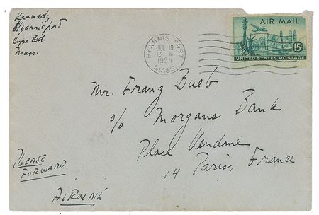 Lot #27 John F. Kennedy: Kennedy writes from Hyannis Port on Jackie's stationery, a month before agreeing to back surgery - Image 4