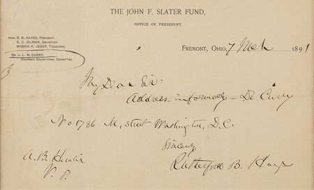 Lot #70 Rutherford B. Hayes Handwritten Letter Signed - Image 2