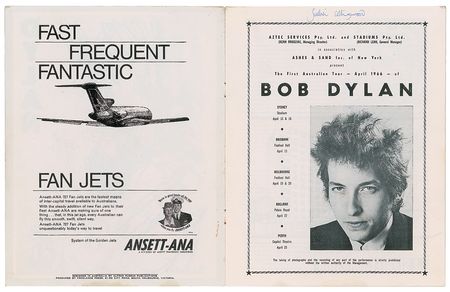 Lot #396 Bob Dylan: Electric Dylan plays down under in 1966 - Image 3