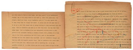 Lot #384 Huddie ?Lead Belly? Ledbetter: Lead Belly's never-before-seen unpublished biography - Image 5