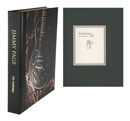 Lot #403 Led Zeppelin: Page, Jimmy: Stunning signed edition of Jimmy Page: The Anthology - Image 1