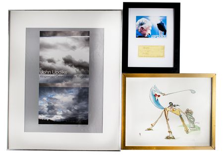 Lot #380 John Updike Check - Image 1