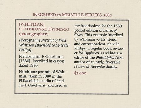 Lot #355 Walt Whitman Print - Image 2