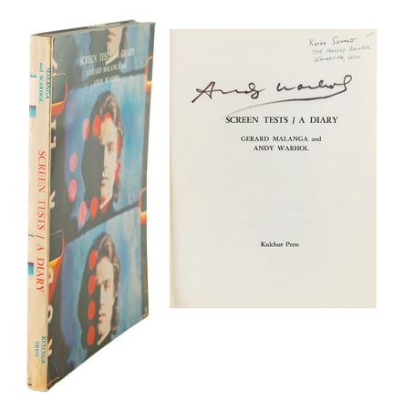 Lot #309 Andy Warhol Book - Image 1