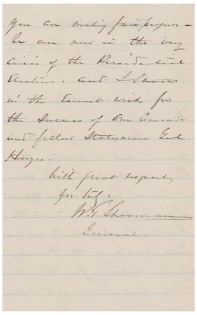 Lot #247 William T. Sherman: 