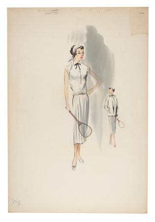 Lot #563 Hollywood Costume Designs Costume Designs - Image 4