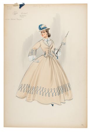 Lot #597 Helen Rose: The Belle of New York Costume Designs - Image 3