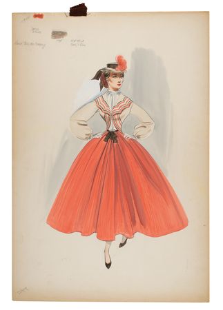 Lot #597 Helen Rose: The Belle of New York Costume Designs - Image 4