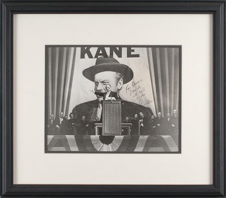 Lot #606 Orson Welles Signed Photograph - Image 2
