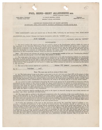 Lot #675 Judy Garland Signed Document - Image 2