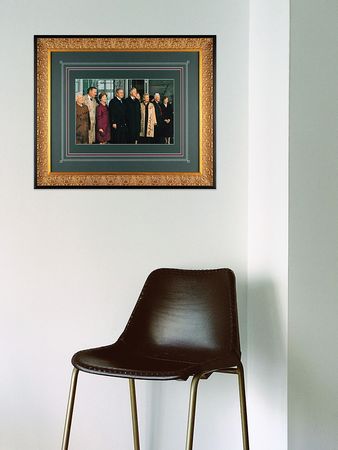 Lot #38 Presidents and First Ladies: Fully signed presidential library photo?the Carters, Bushes, and Clintons - Image 3