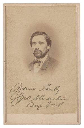 Lot #230 John A. Rawlins Signed Photograph - Image 1