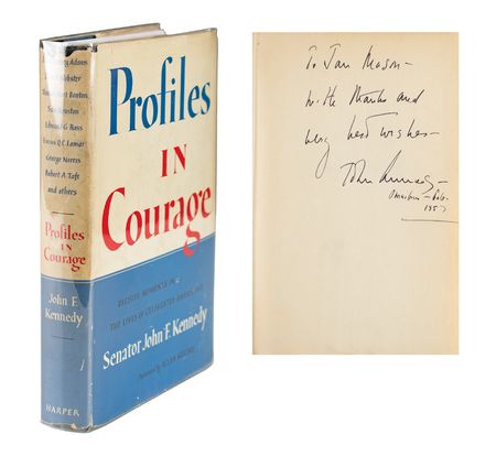Lot #30 John F. Kennedy: JFK's token of thanks for advice on his Omnibus TV appearance - Image 1