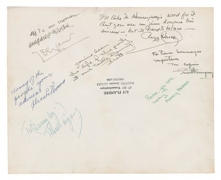 Lot #341 Ernest Hemingway Signed Photograph - Image 2