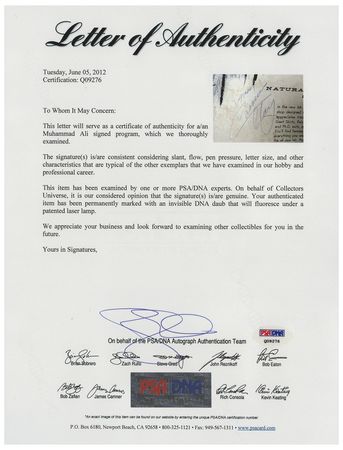 Lot #812 Muhammad Ali Program - Image 3