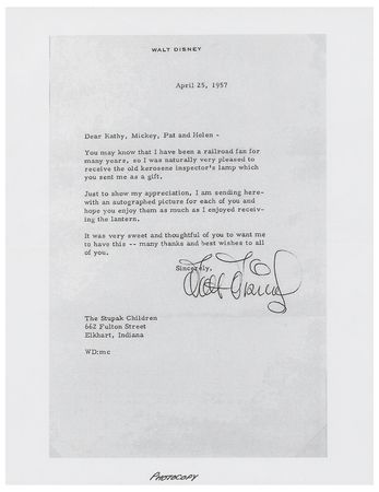 Lot #316 Walt Disney Signed Print - Image 6