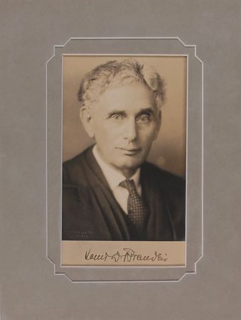 Lot #137 Louis D. Brandeis Signed Photograph - Image 2