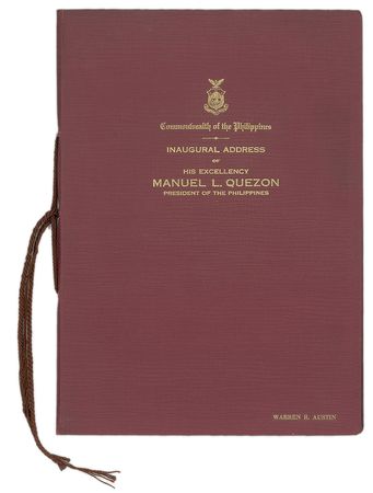 Lot #208 Manuel Quezon Booklet - Image 2