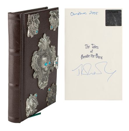 Lot #349 J. K. Rowling: Spectacular signed deluxe edition of The Tales of Beedle the Bard - Image 1