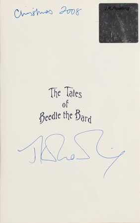Lot #349 J. K. Rowling: Spectacular signed deluxe edition of The Tales of Beedle the Bard - Image 2