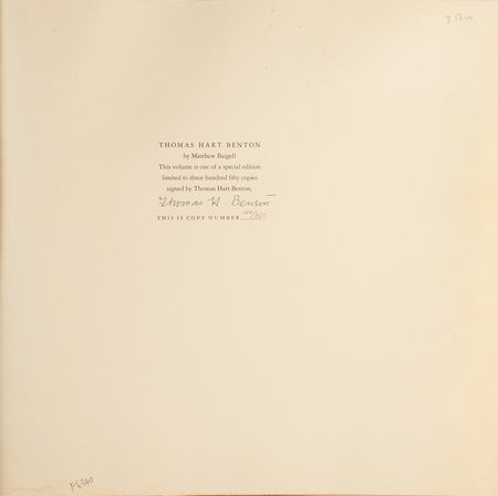 Lot #296 Thomas Hart Benton - Image 2
