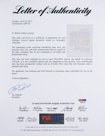 Lot #15 Abraham Lincoln: Historically important document: Lincoln drafts Ohioans in 1863 to replenish the Union army - Image 5