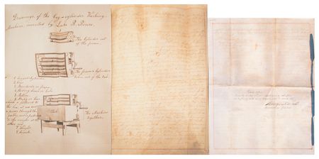 Lot #10 Andrew Jackson: President Jackson grants a patent for improvements in the 
