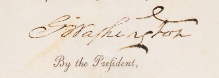 Lot #2 George Washington: Land grant for Revolutionary War service, boldly signed by President George Washington - Image 3