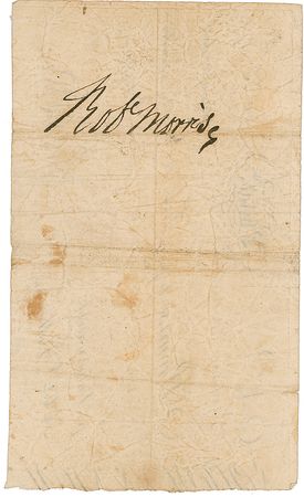 Lot #187 Robert Morris: The Pennsylvania Signer endorses a $5000 promissory note - Image 2